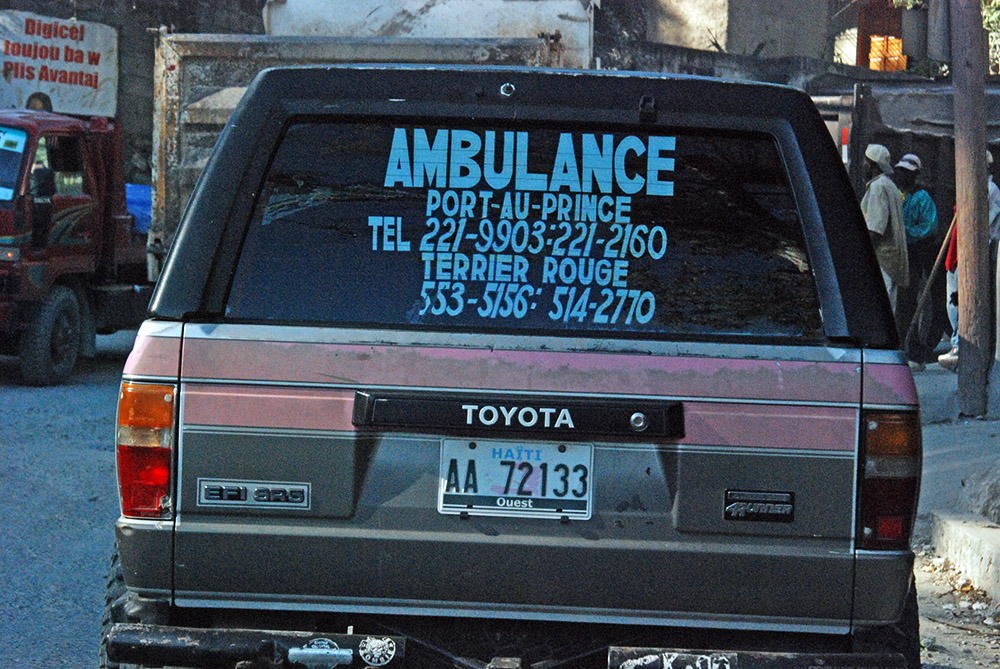 Haiti Port-au-Prince Ambulance