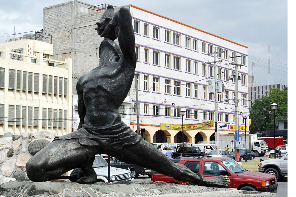 Haiti Port-au-Prince Slave Statue