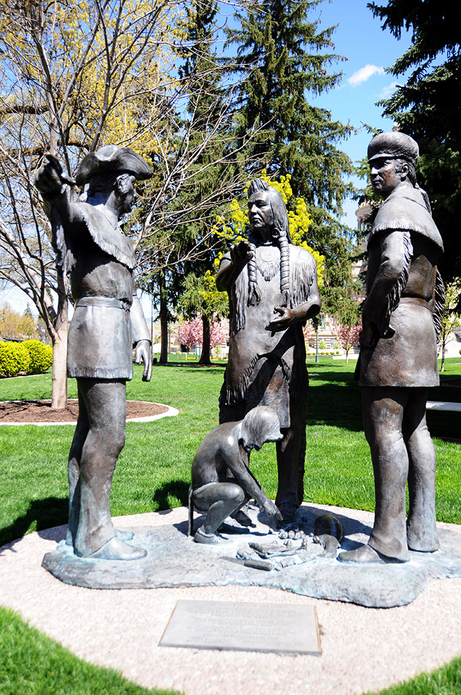 Native Americans Idaho Boise Native American Statue