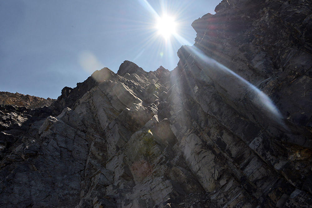 Idaho Borah Peak Chicken out Ridge Gully
