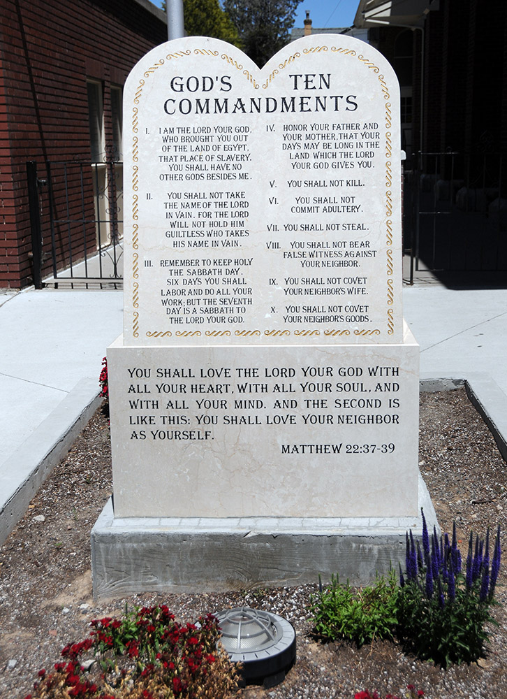 Ten Commandments Idaho Twin Falls Ten Commandments