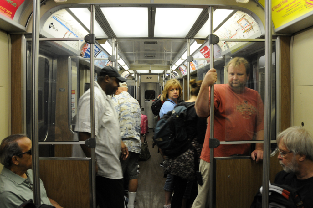 Illinois Chicago Inside the Train
