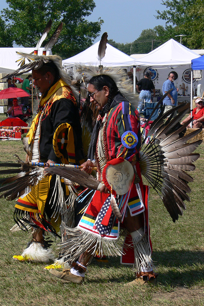 Cahokia Powwow Traditional regalia at a Cahokia powwow
