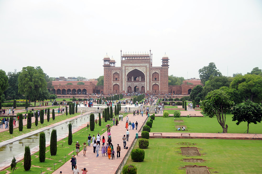 Indian Taj Mahal Entrance