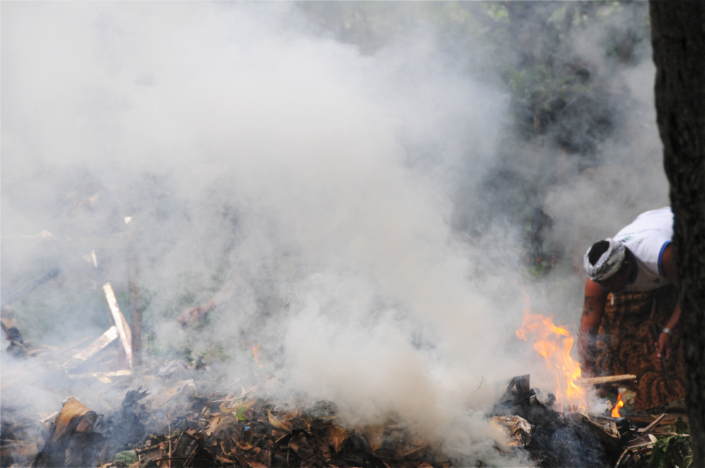 Fire Indonesia Bali Fire