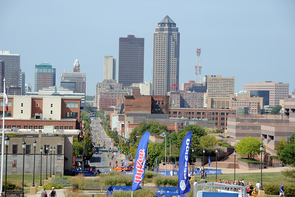 Iowa Des Moines Downtown