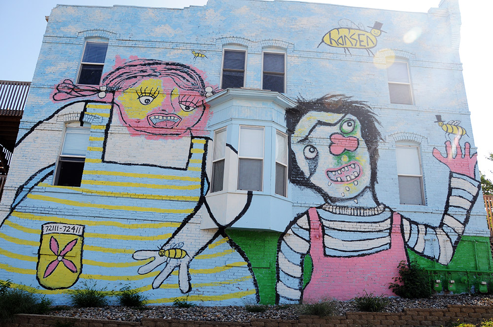 Iowa Des Moines Mural