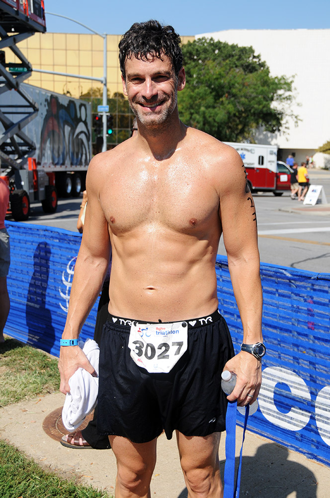 Iowa Des Moines Triathlon Runner