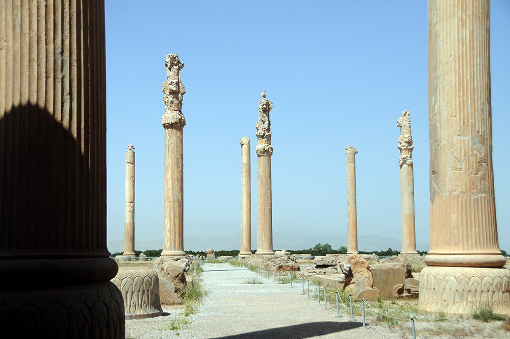 Ancient pathway through Persepolis