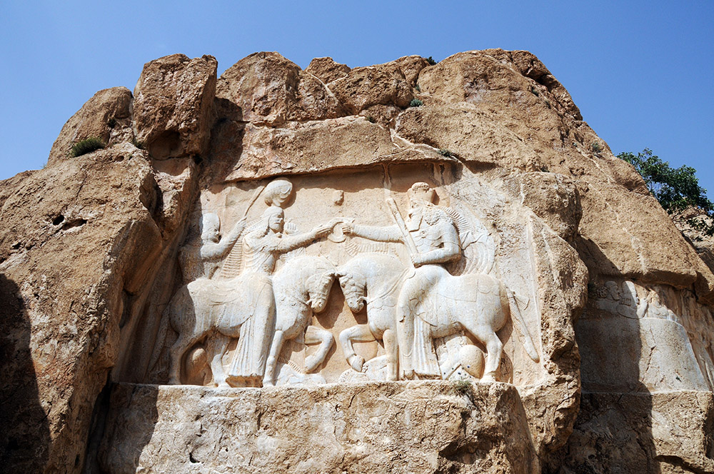 Investiture of Ardashir relief at Naqsh-e Rustam