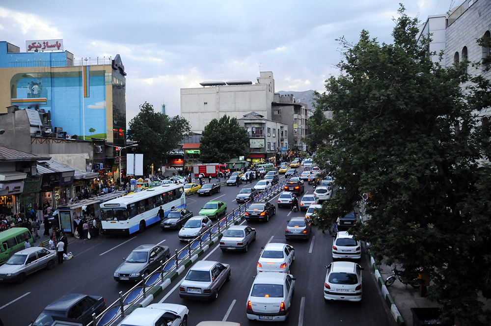 Iran Tehran Traffic