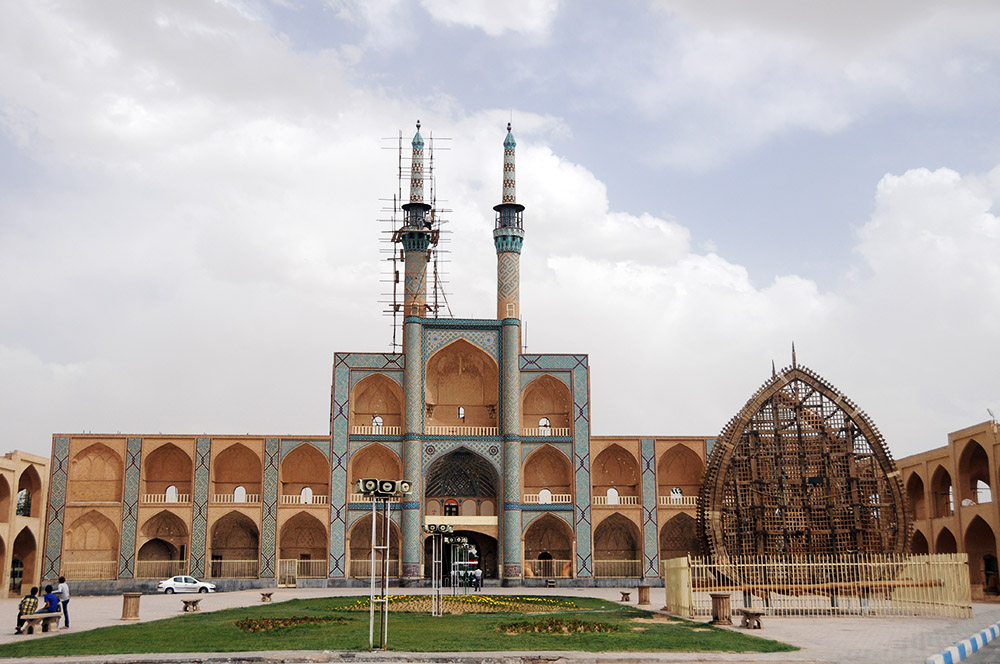 Old City Square in Yazd Iran