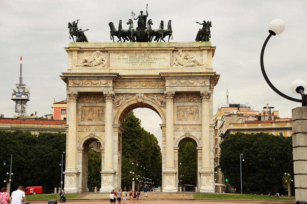 Porta Sempione in Milan