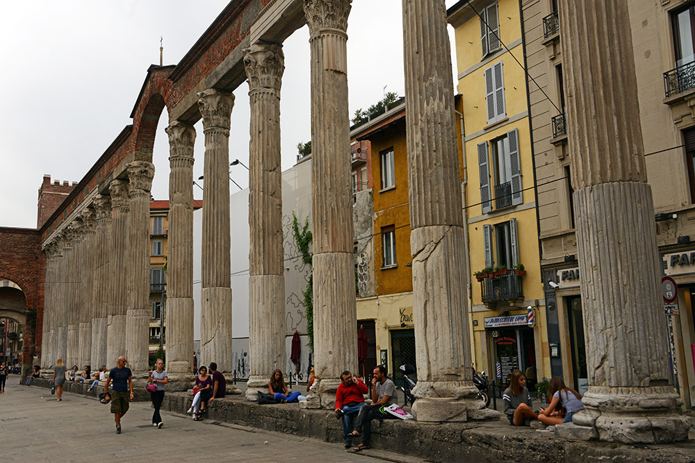 Colonne di San Lorenzo Roman columns in Milan