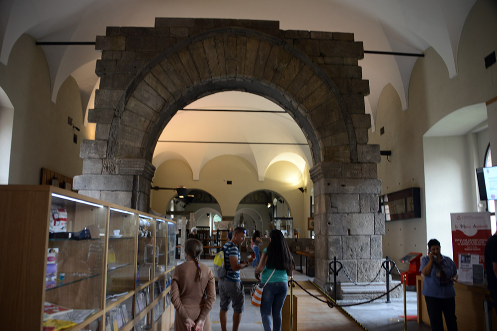Museum inside Sforza Castle
