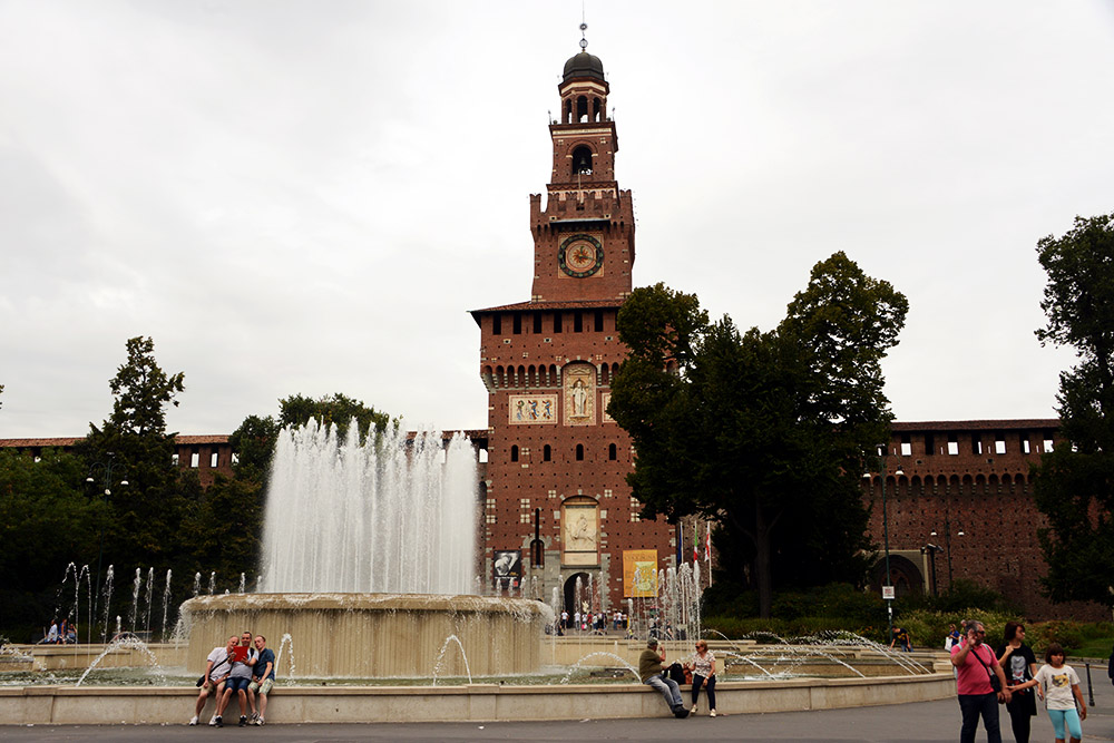 Sforza Castle in Milan