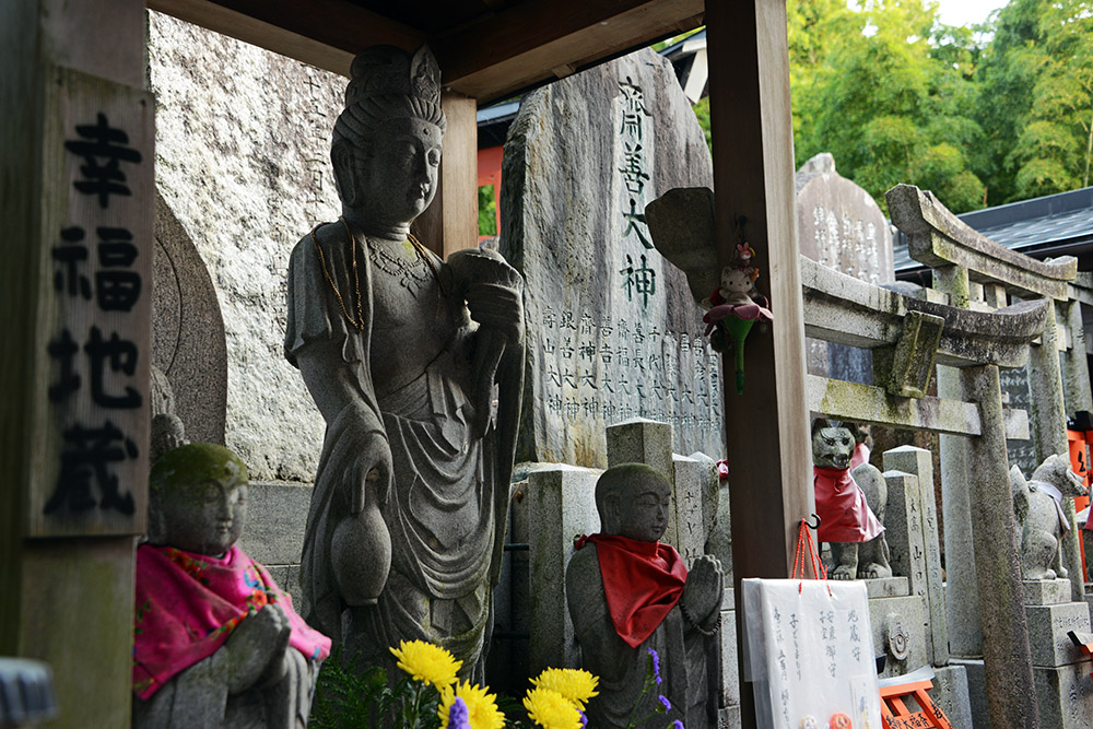 Buddhist statue in Kyoto