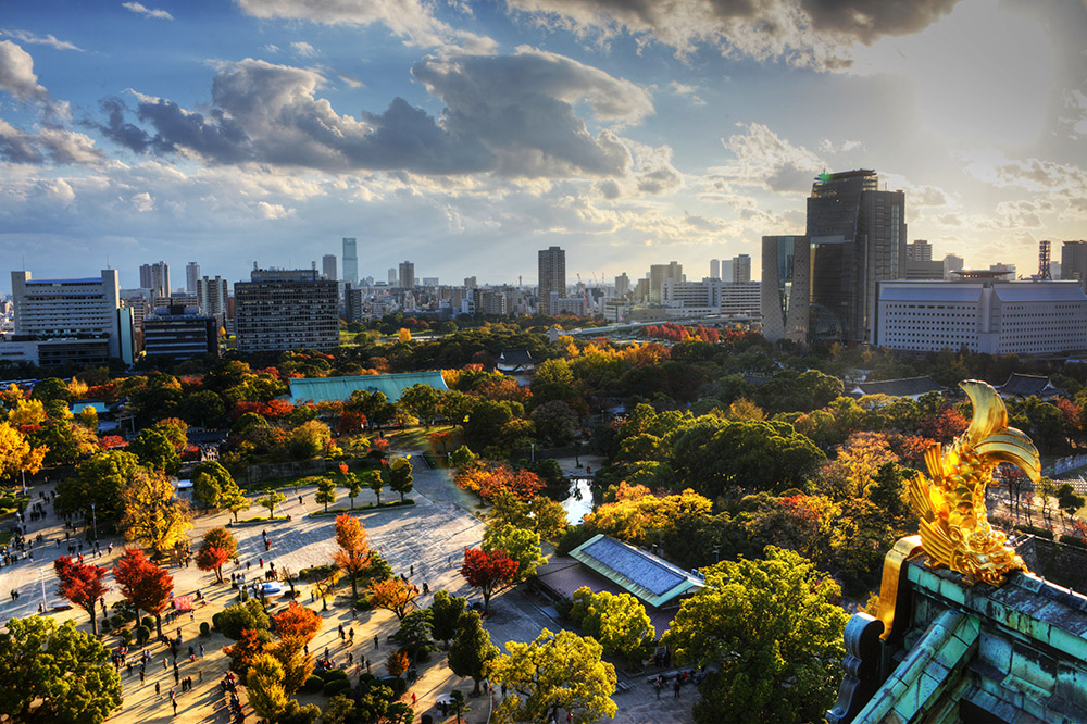 View from Osaka Castle View From Osaka Castle