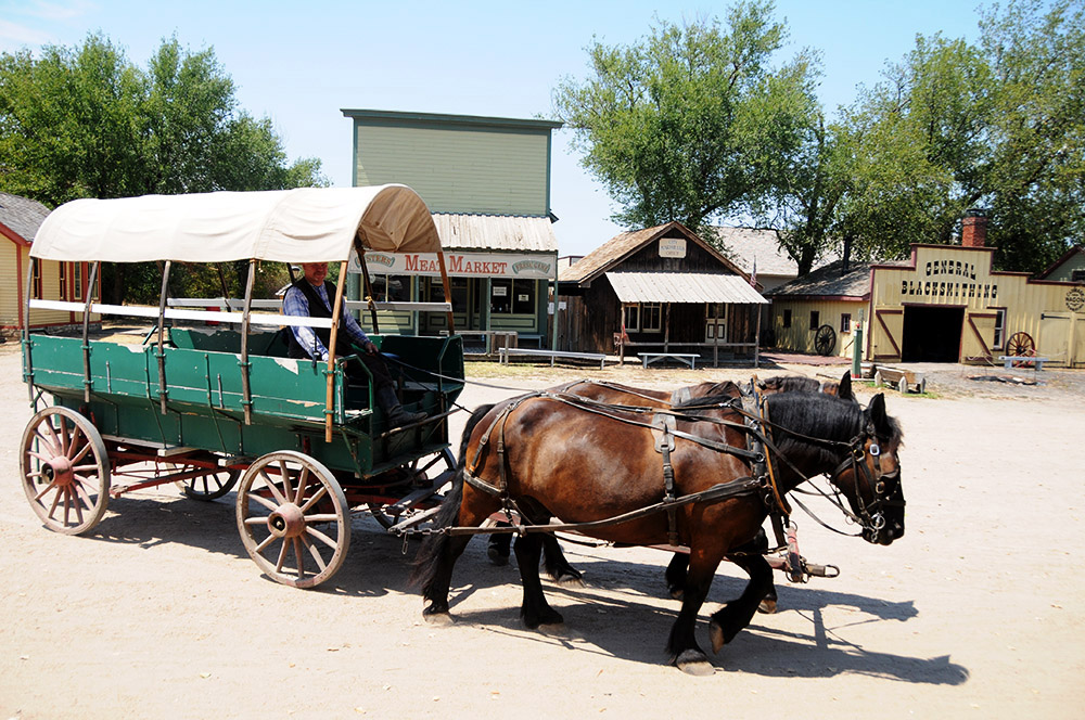 Historic Wagon Historic Wagon at Cowtown Wichita