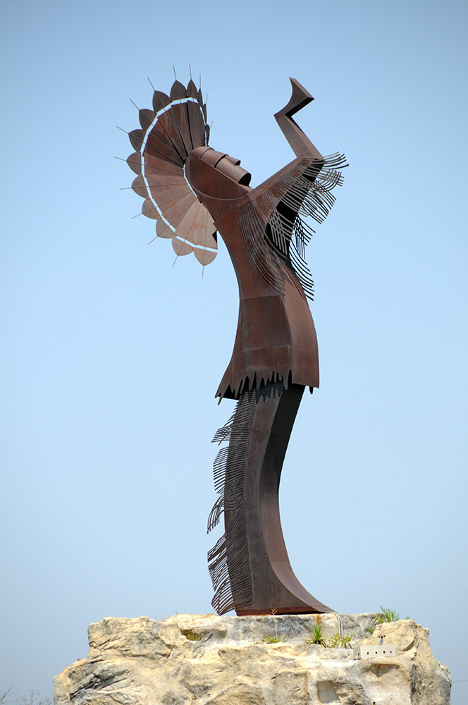 Keeper of the Plains Keeper of the Plains Statue Wichita Kansas