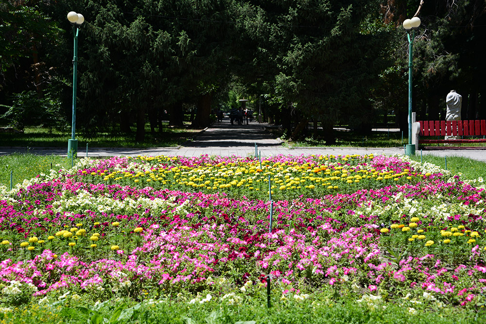 Kyrgyzstan Bishkek Park Gardens