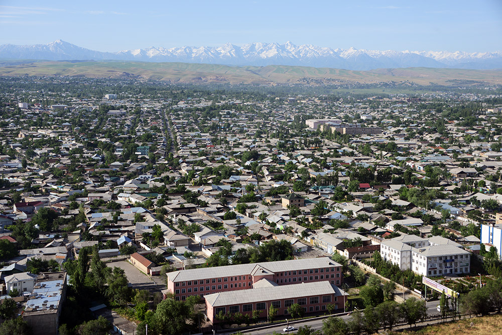 View of Osh from Sulaiman-Too