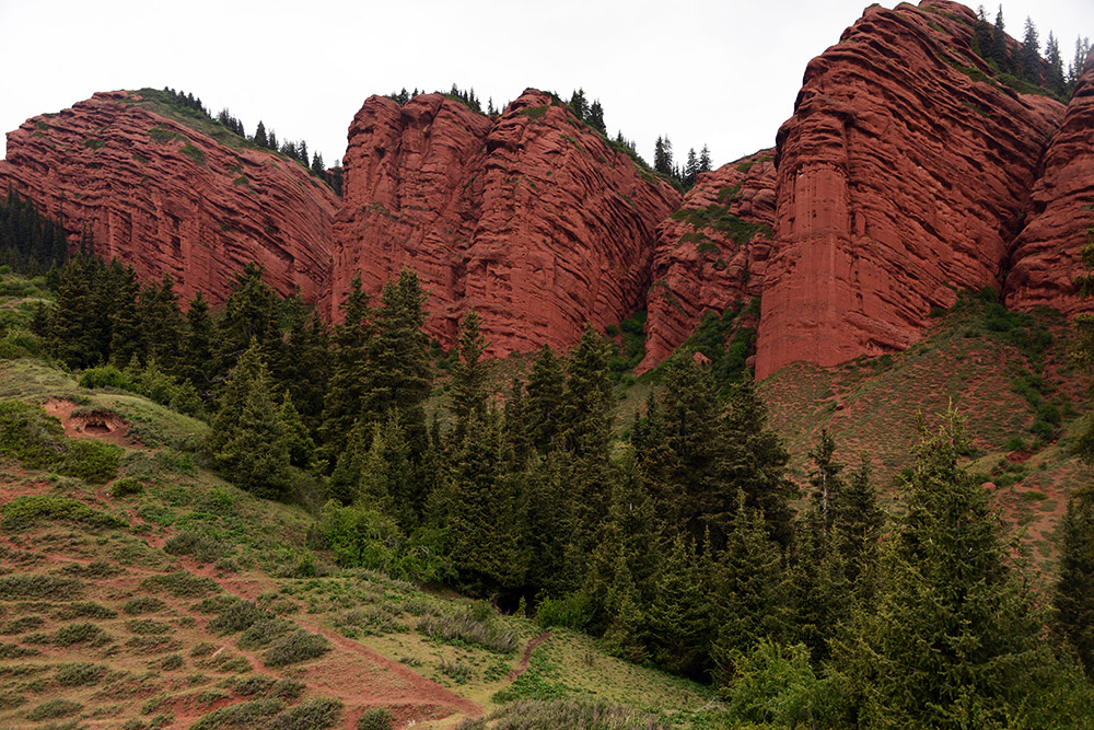 Kyrgyzstan Jeti-Oguz Rocks
