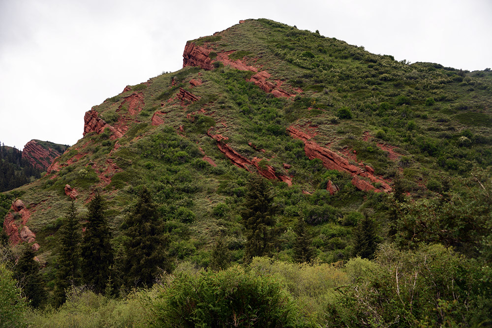 Kyrgyzstan Red Mountains