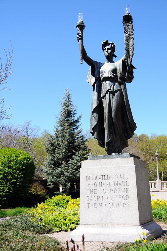 War memorial in Bangor Maine