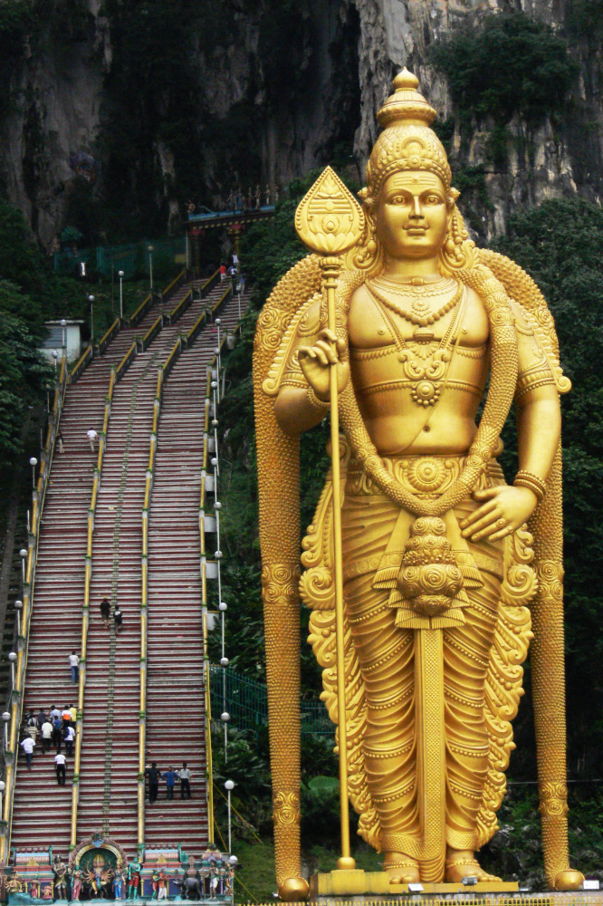 Statue at Batu Caves near Kuala Lumpur Malaysia