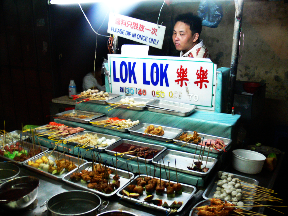 Food stand in Malaysia
