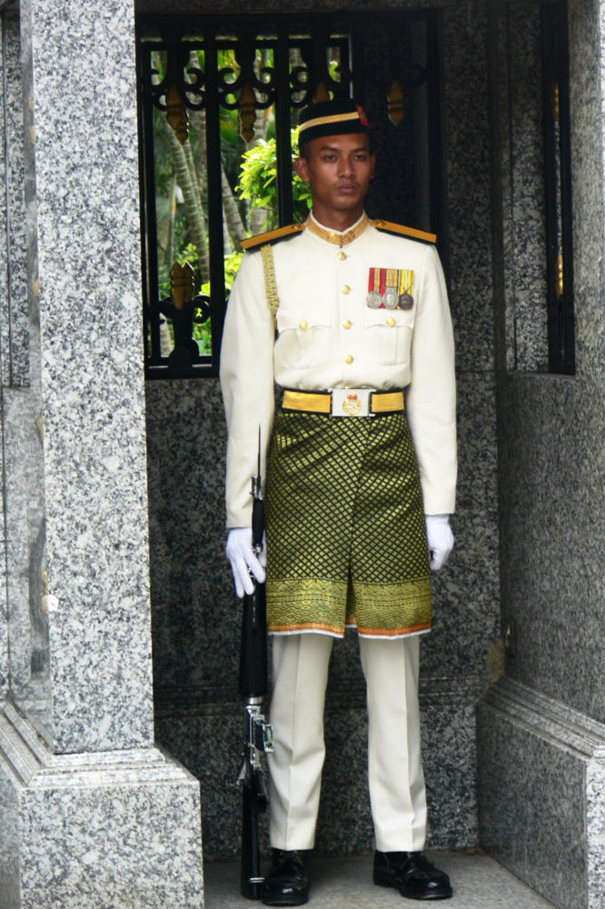 Palace guard in Kuala Lumpur Malaysia