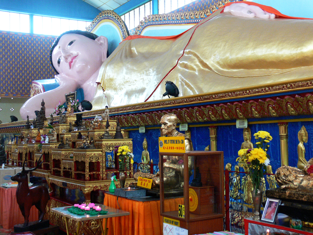 Reclining Buddha at Wat Chayamangkalaram Penang