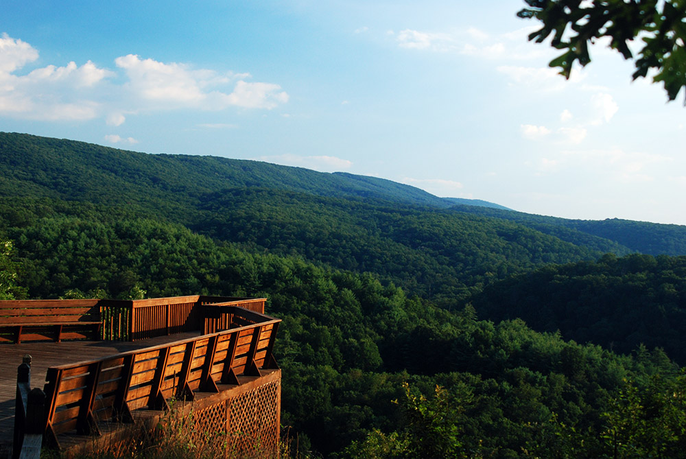 View from Green Ridge State Forest in western Maryland