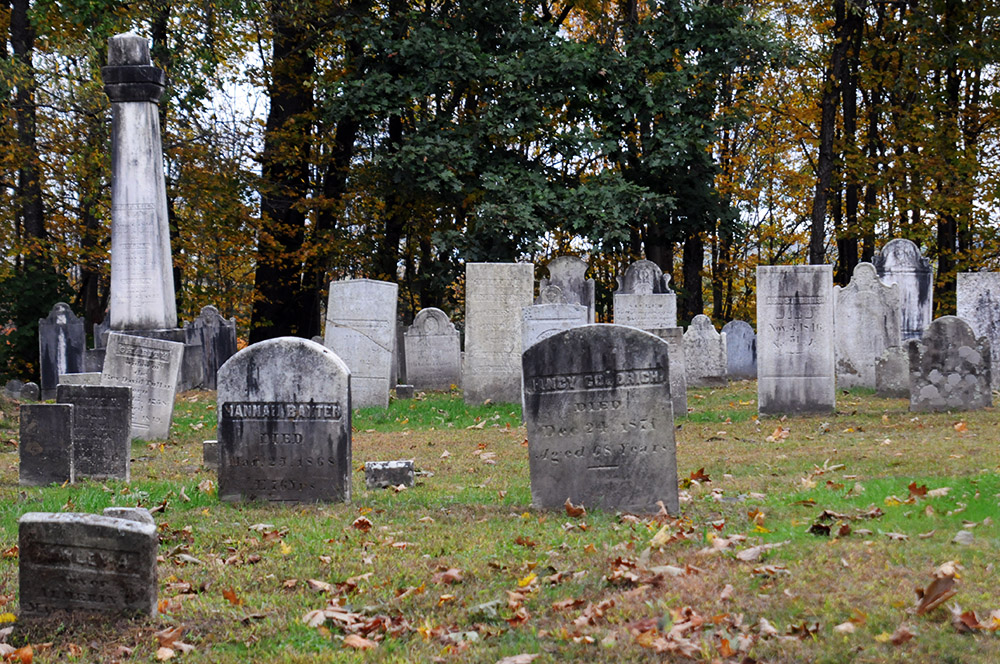 Historic graves in the Berkshires Massachusetts