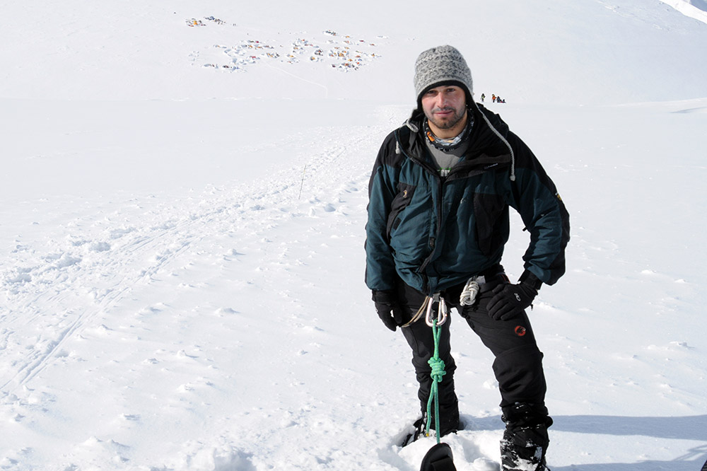 Leaving Advanced Base Camp on Denali