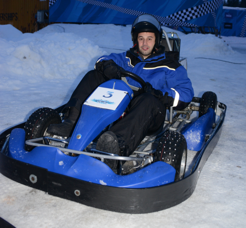 George Kashouh Ice-Karting