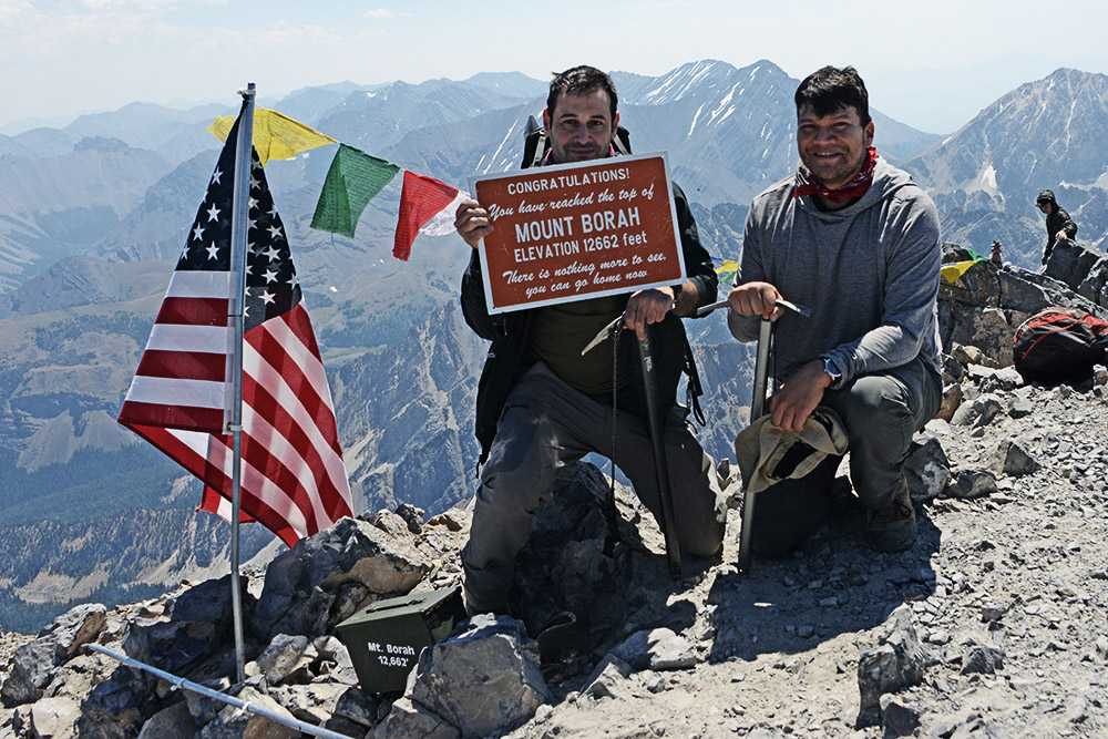Borah Peak Summit Top of Idaho