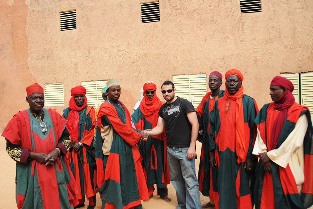 Zinder Palace Guards Palace guards at the Sultan's Palace in Zinder Niger
