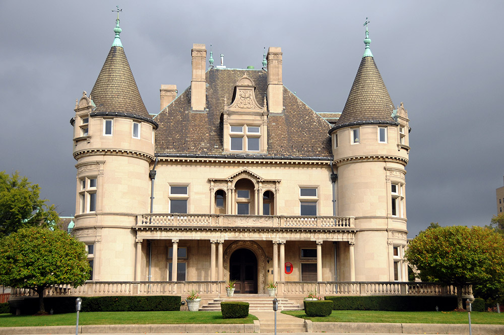 Historic Hecker House in Detroit Michigan