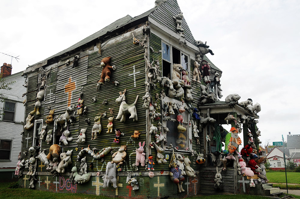 Heidelberg Project outdoor art in Detroit Michigan