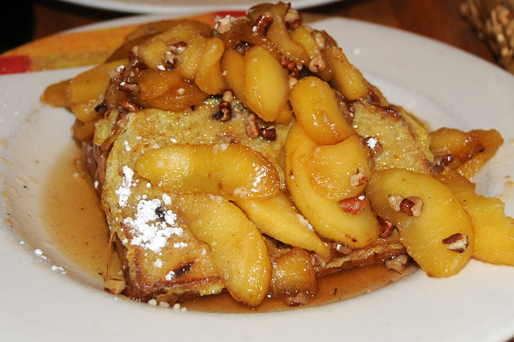French toast breakfast at the Hudson Cafe in Detroit