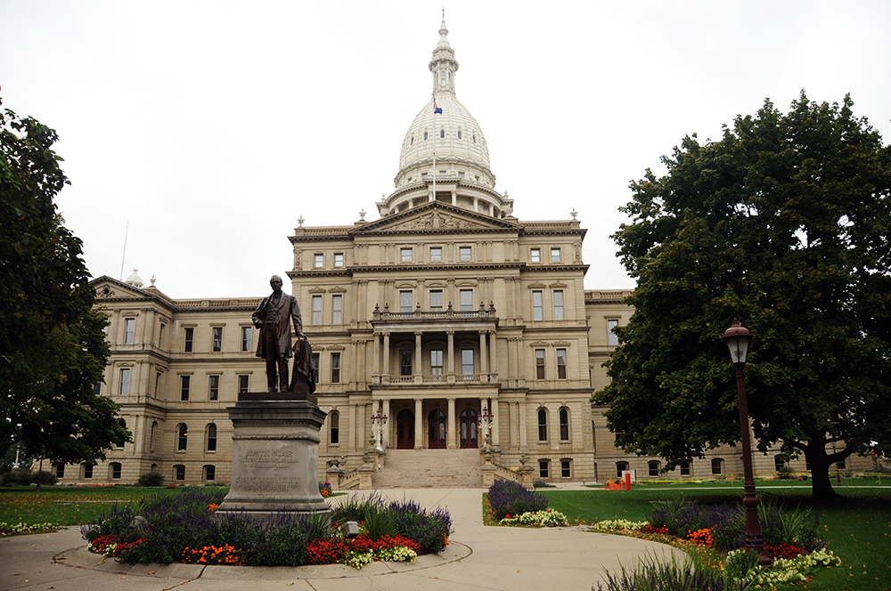 Michigan State Capitol Building in Lansing