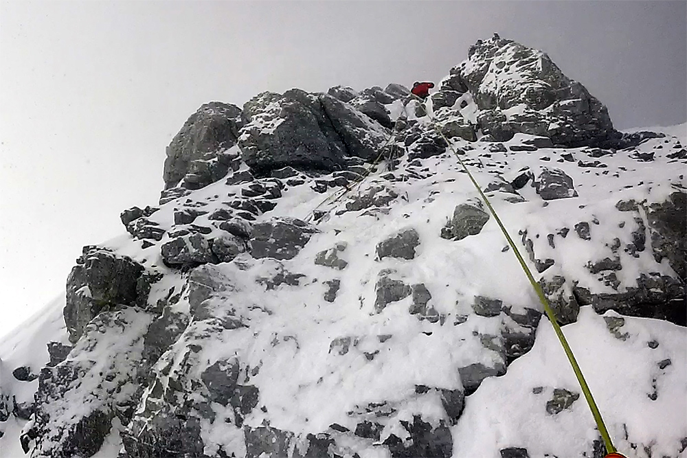 Third Step on the Tibet side of Mount Everest