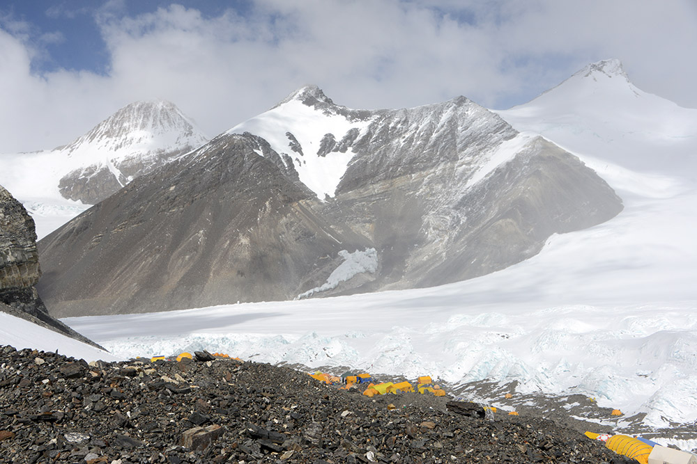 Advanced Base Camp on Mount Everest in Tibet