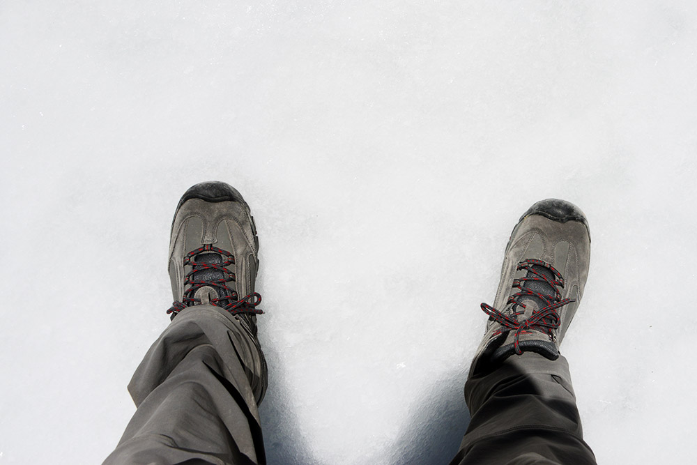 Ice at Mount Everest Base Camp in Tibet