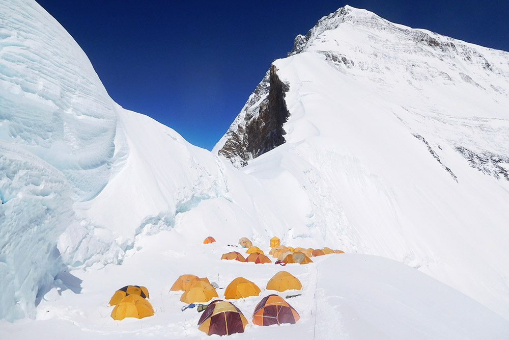 Camp I on the North Col of Mount Everest