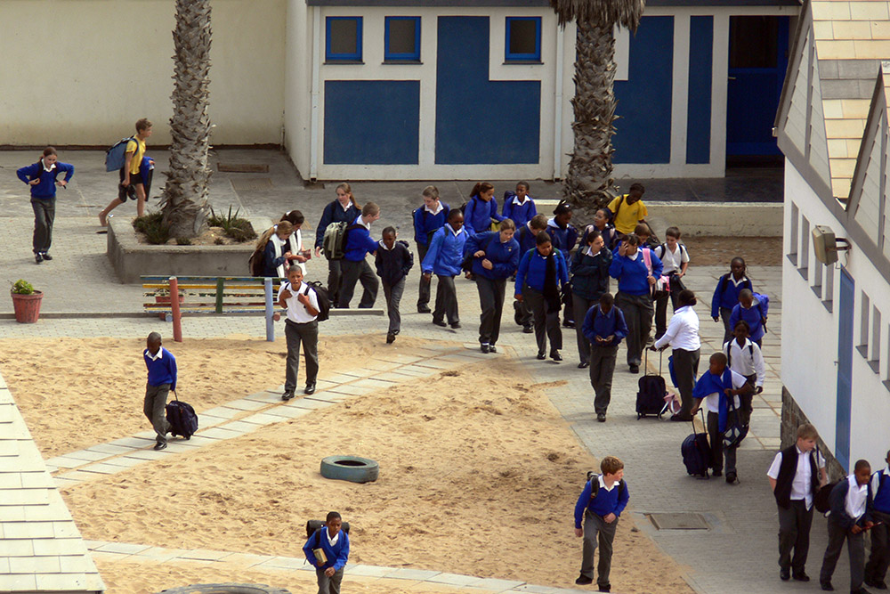 School children in Swakopmund Namibia