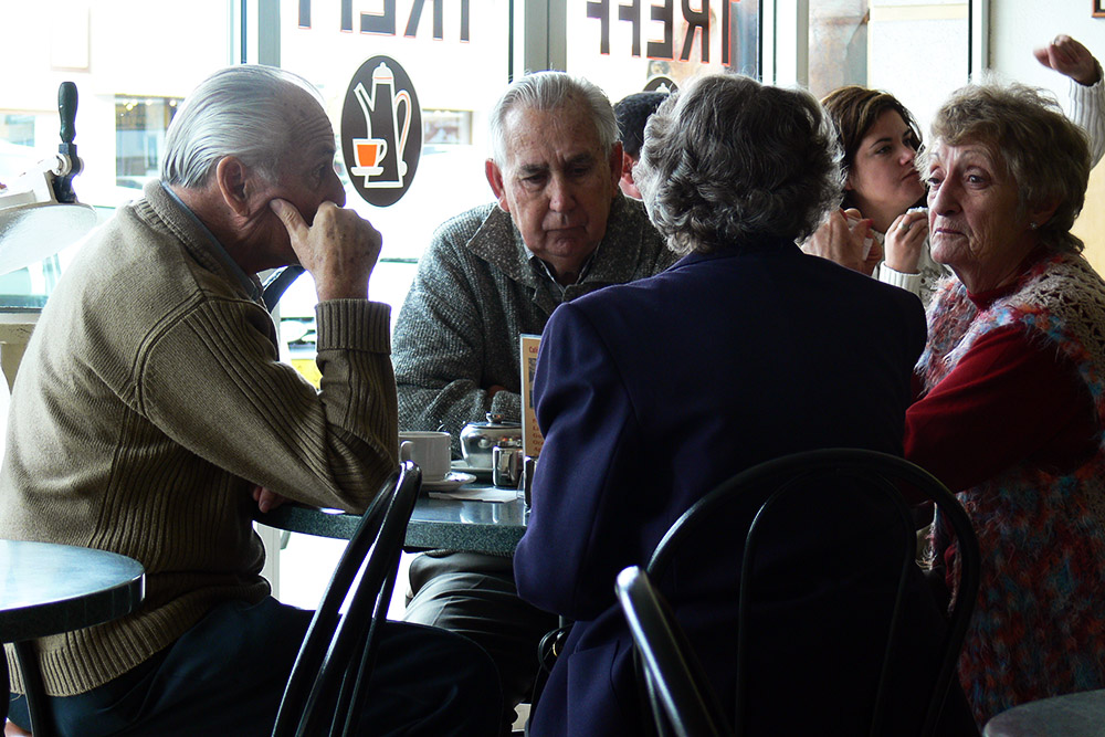 People enjoying tea in Swakopmund Namibia