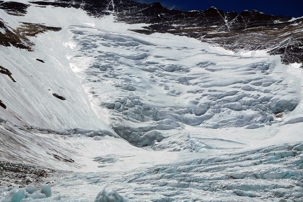 Lhotse Face seen from Camp II